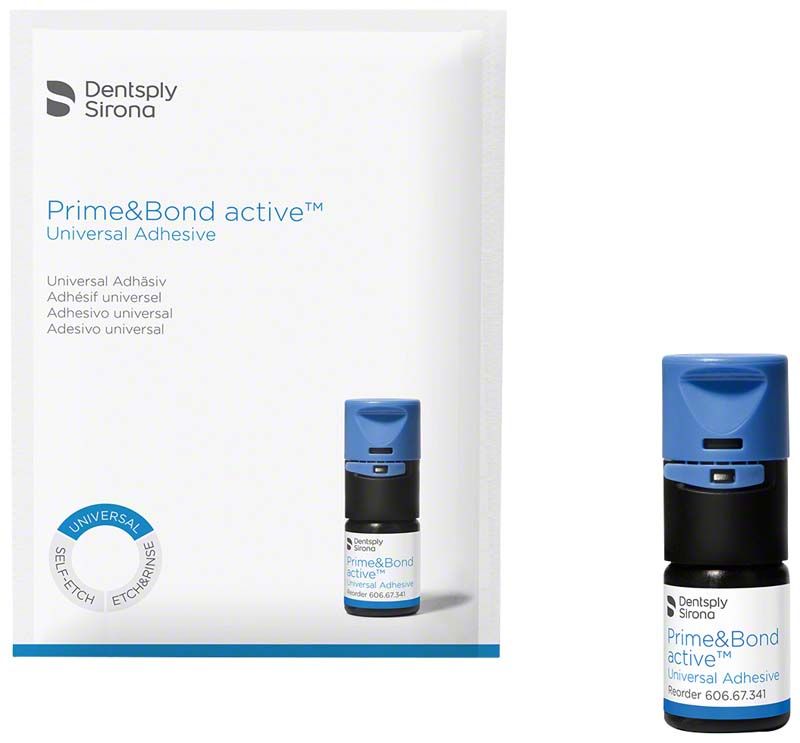 Dentsply Sirona 60667341 Prime & Bond Active Universal Dental Adhesive 4 mL 634601 EXP Aug 2023 Dentsply Sirona 60667341 Prime & Bond Active Universal Dental Adhesive 4 mL 634601 EXP Aug 2023